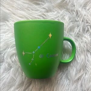 Green Zodiac Cancer Mug